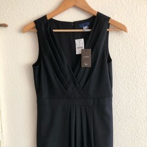 NWT J.Crew Tailored Little Black Dress, Midi